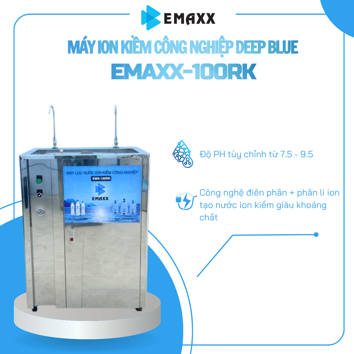 Máy lọc nước ion kiềm EMX-100RK